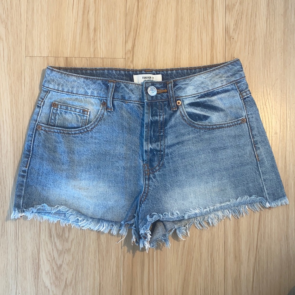 Denim shorts